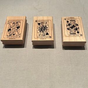 Stampin' UP stamp set “card games”.